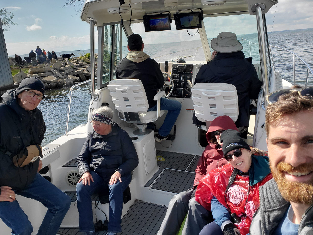 Boat ride to the tip of Long Point