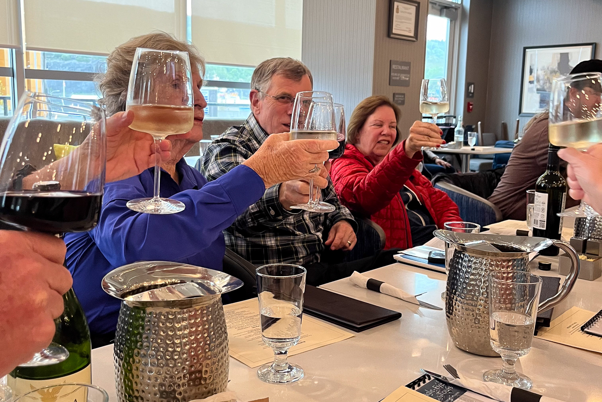 Last dinner celebration