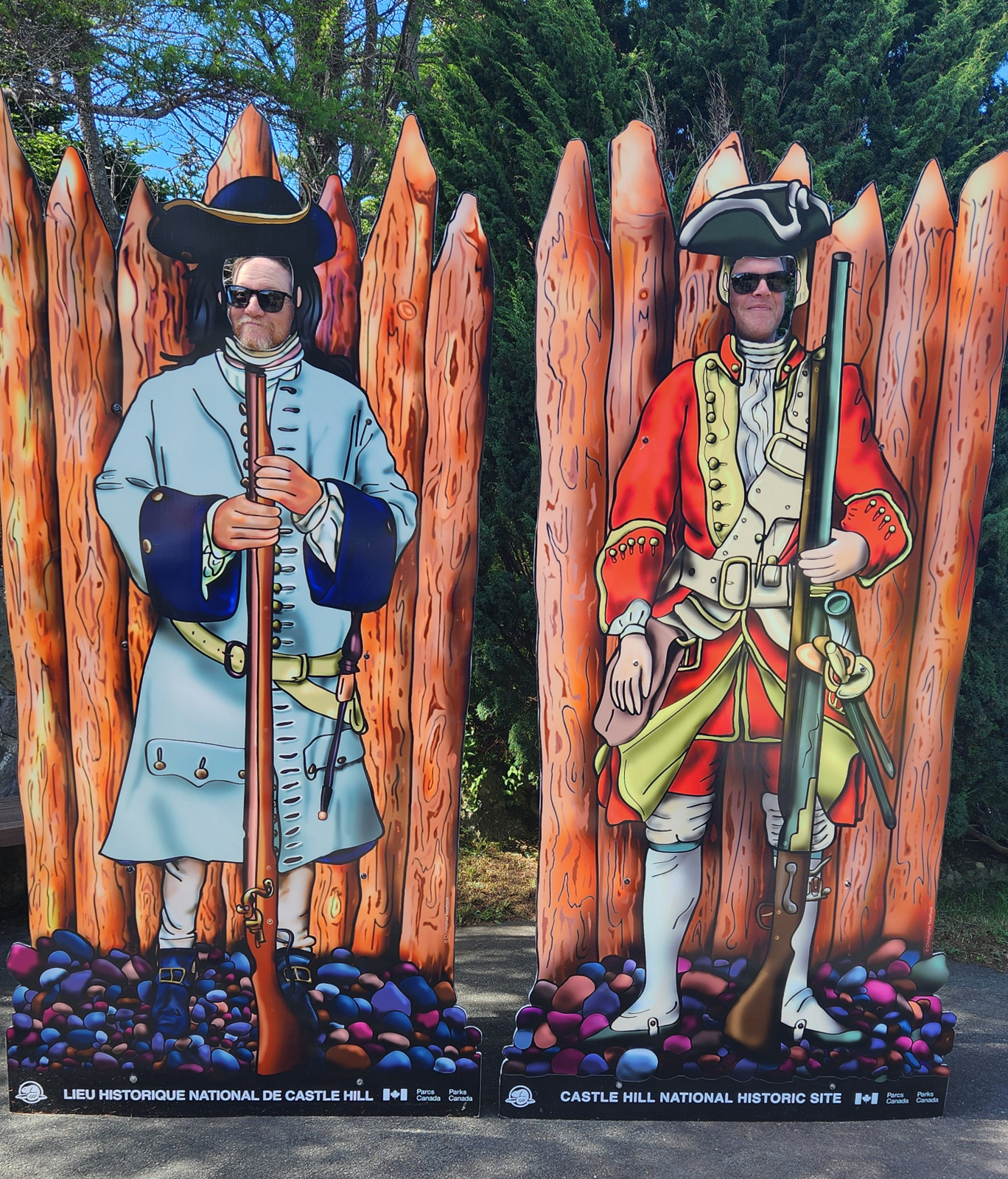 Guides at Castle Hill