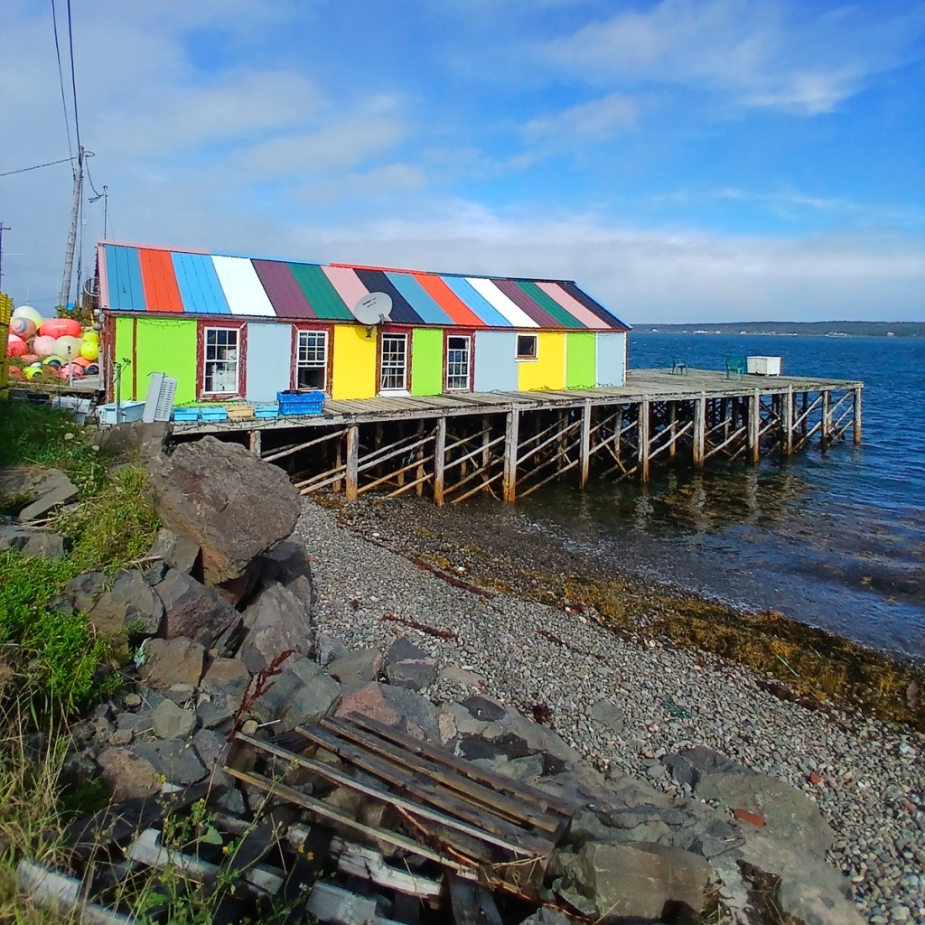 Colourful building in Nova Scotia