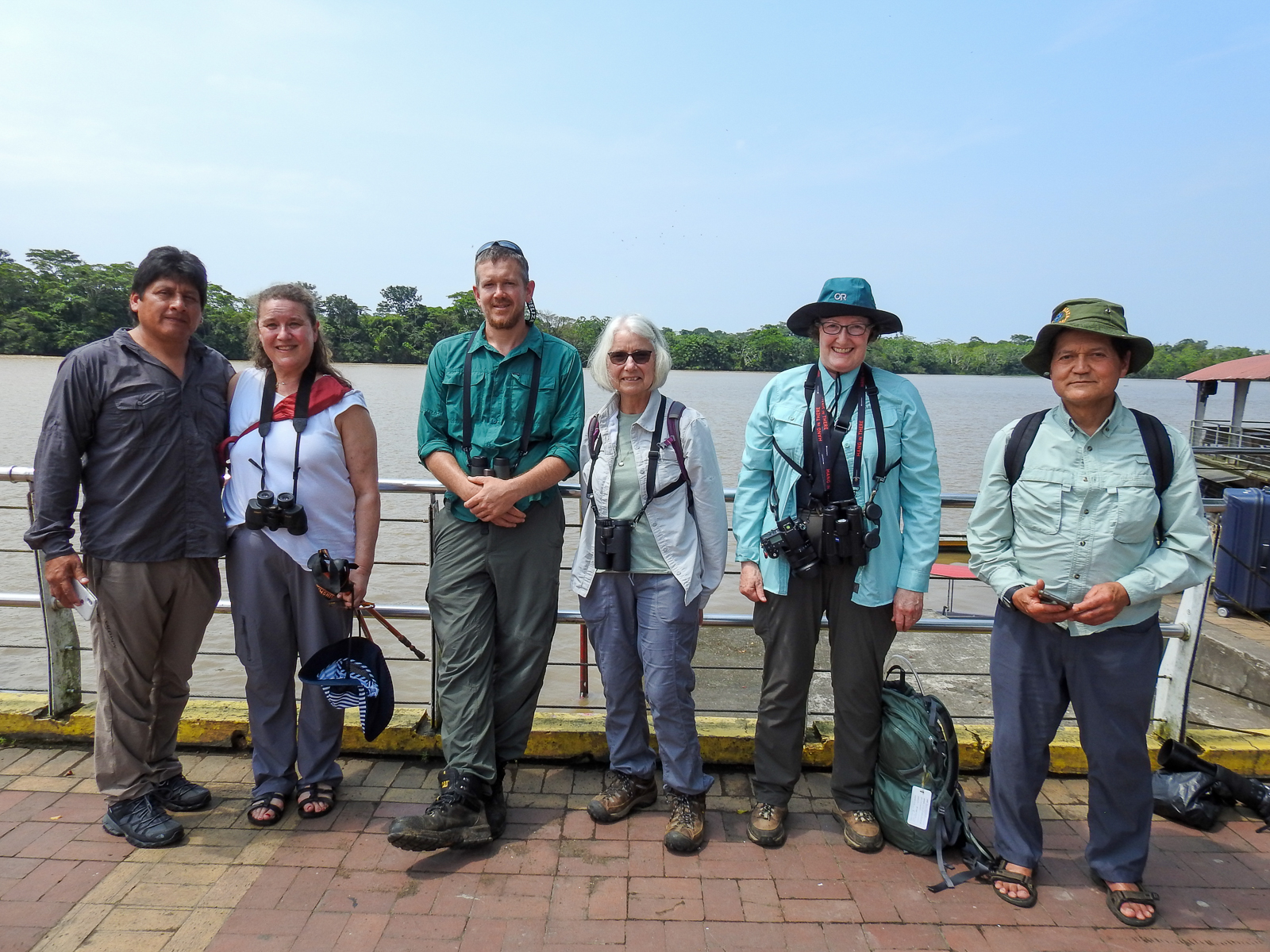 Birding group in Ecuador