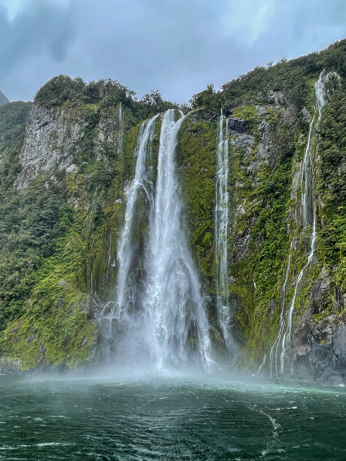 Milford Sound waterfall