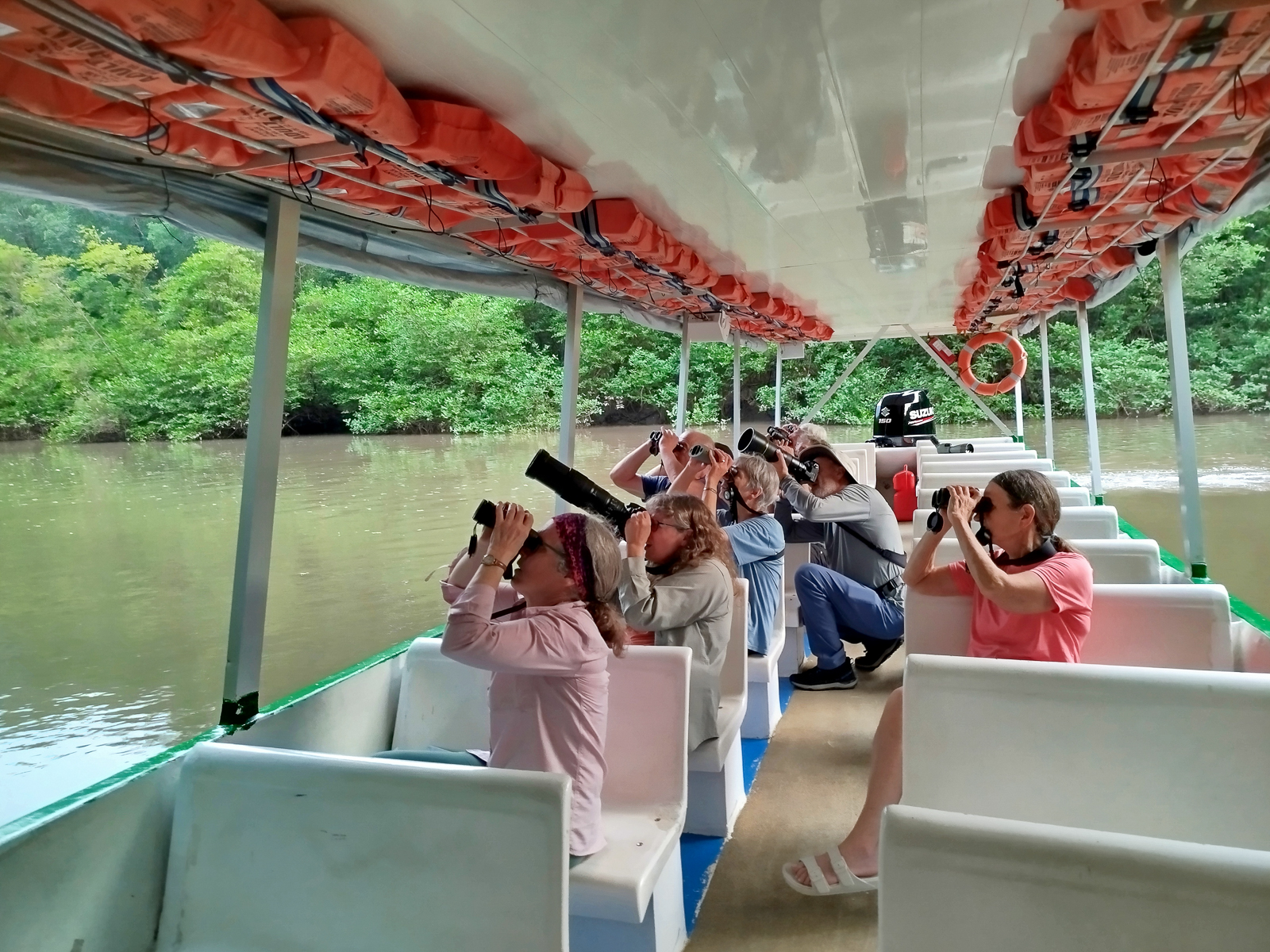 Birding from boat