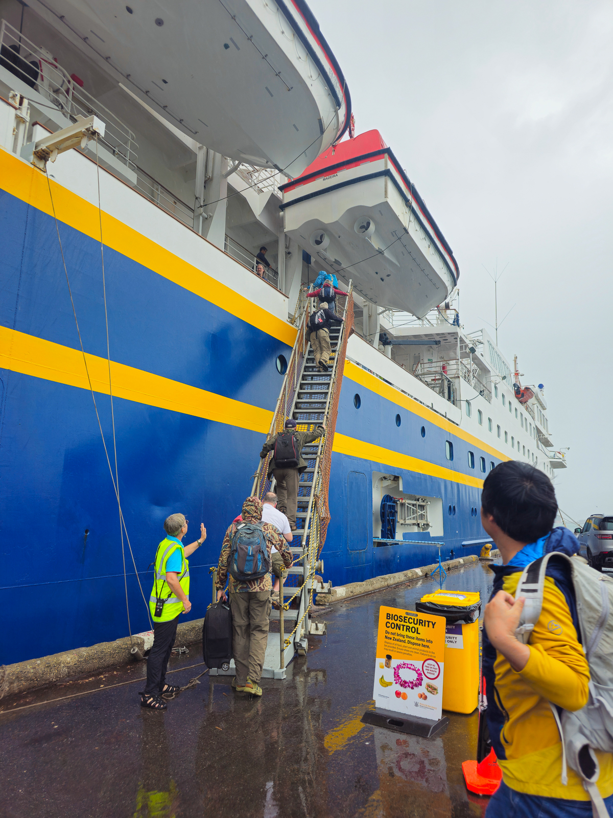 Embarkation on Heritage Adventurer for Birding Down Under Cruise