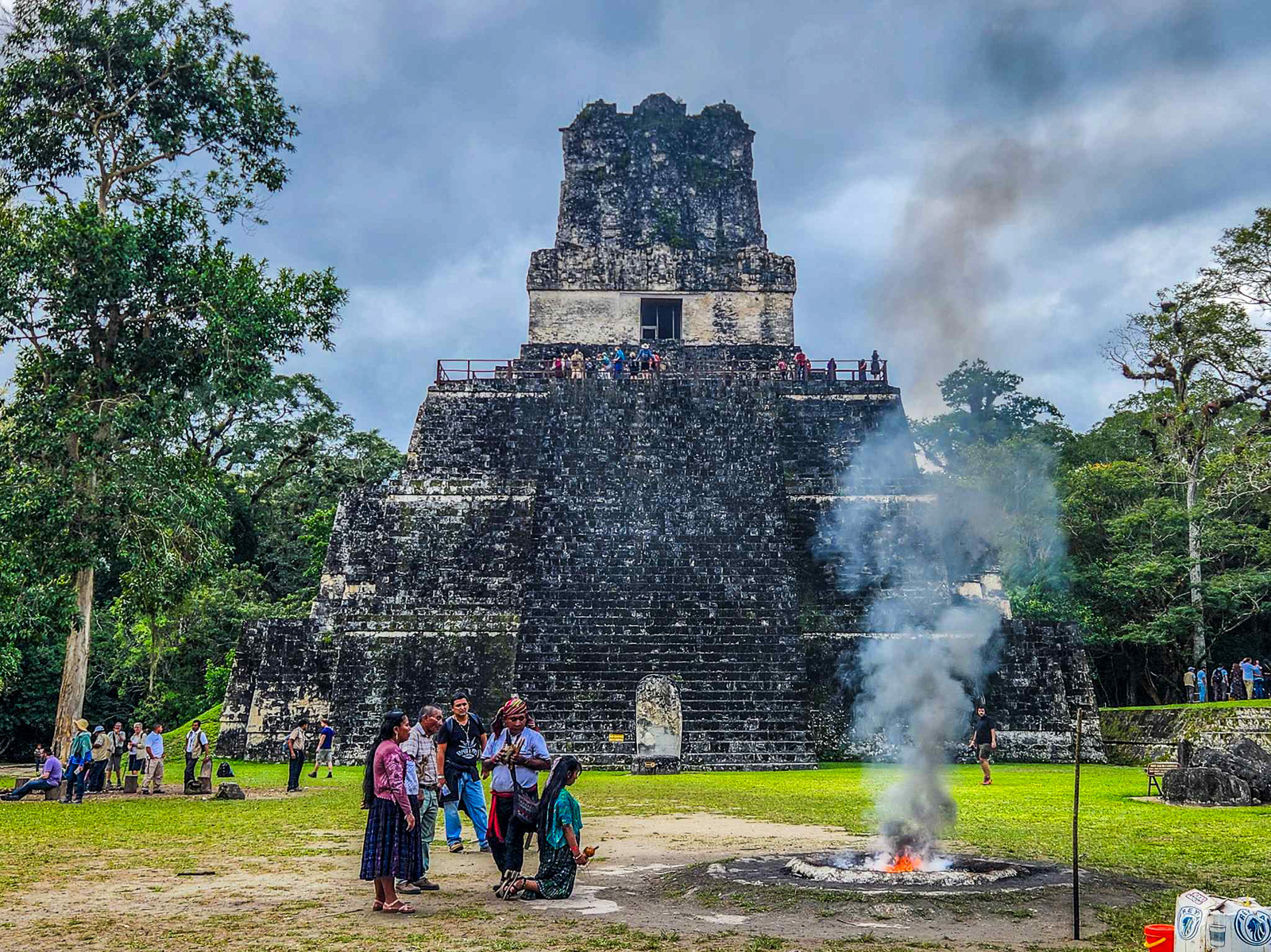 Mayan Ritual at Tikal