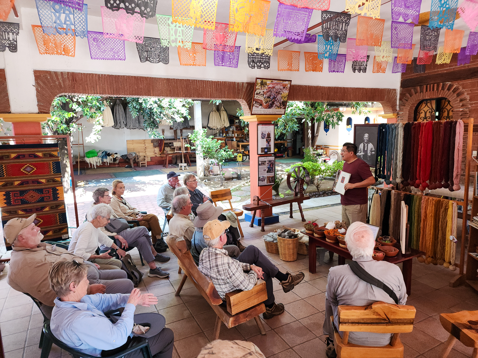 Weaving demonstration