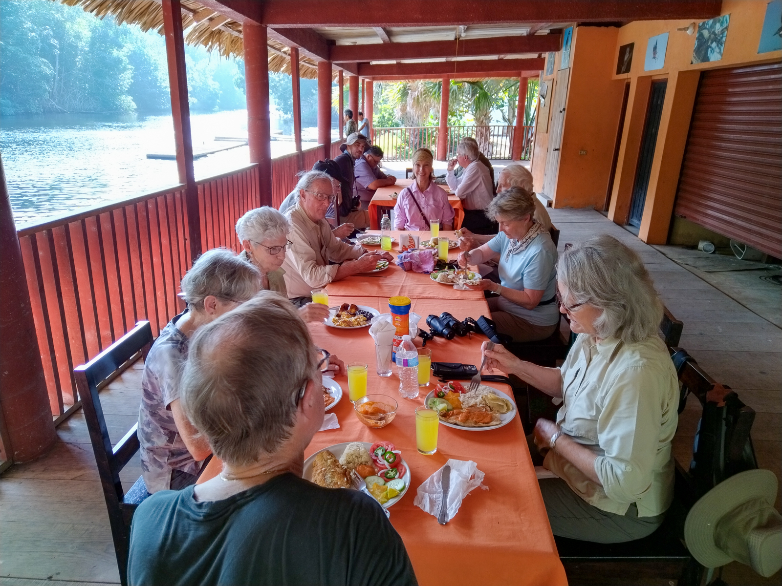 Lunch after the mangrove boatride