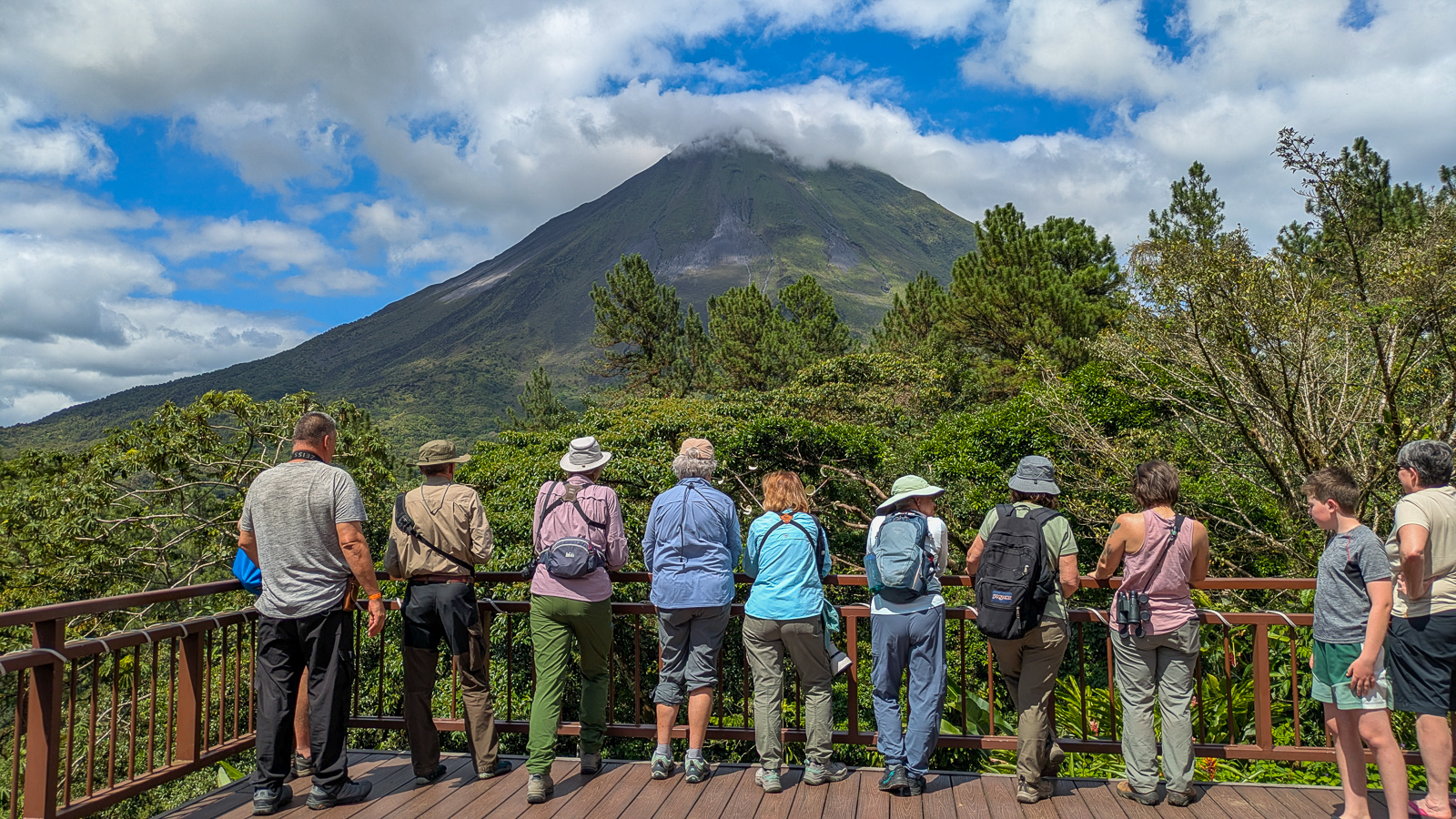 Birders at Arenal