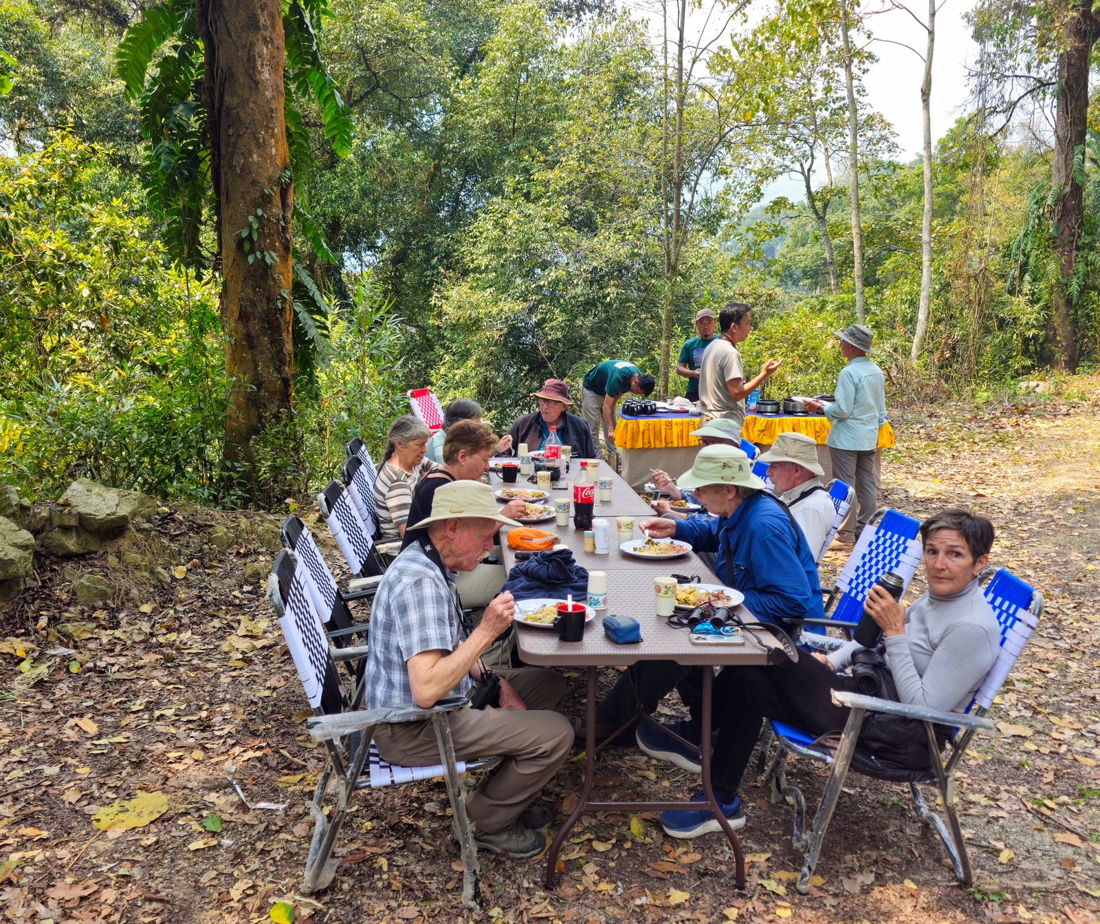 Field lunch, Bhutan