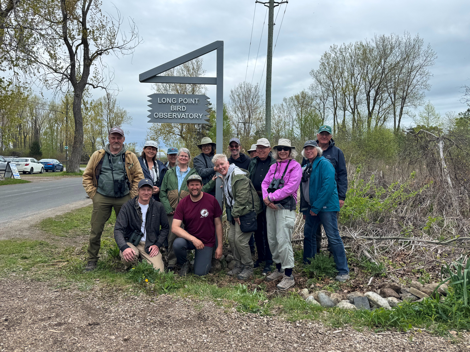Birding tour group Long Point Bird Observatory