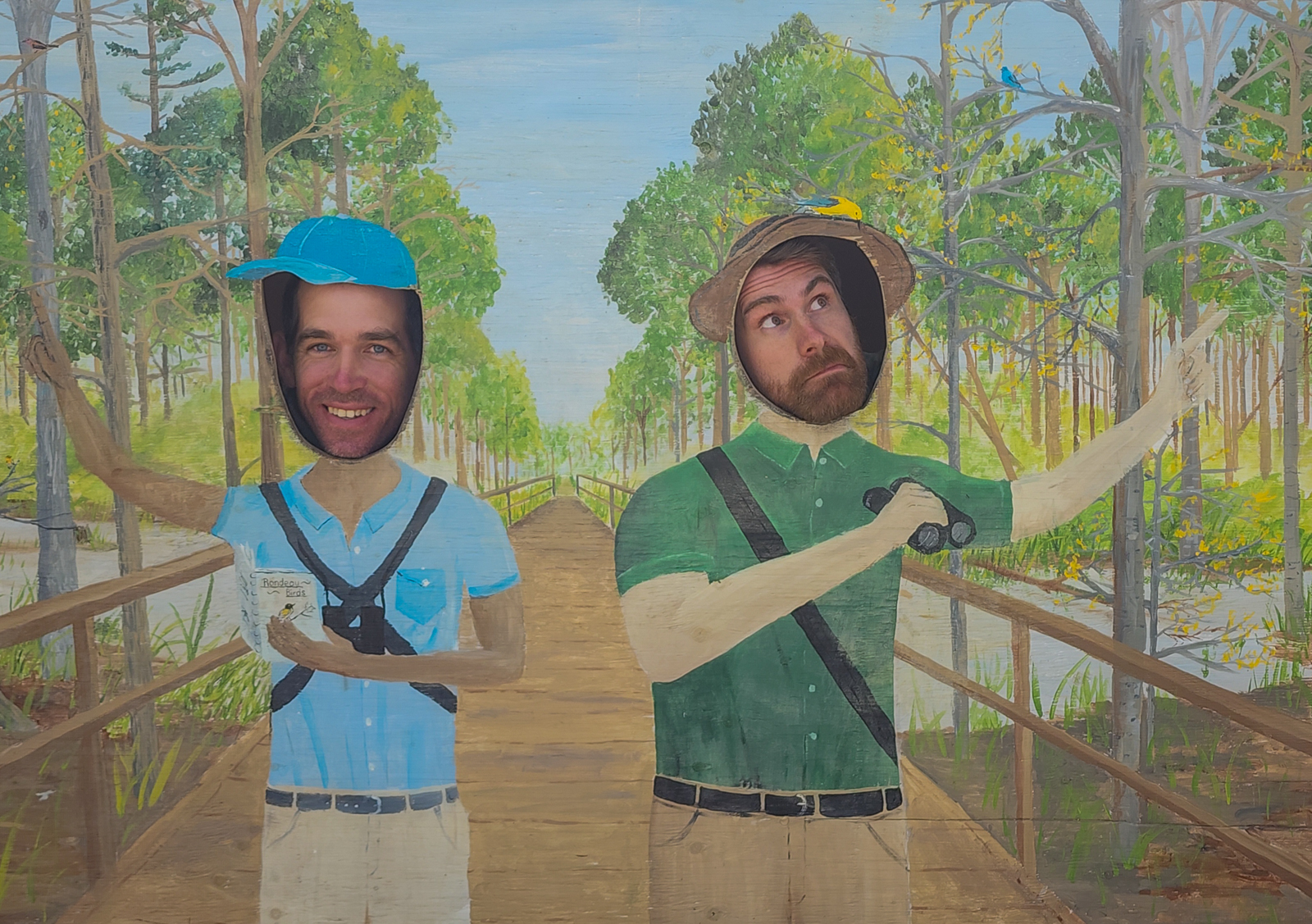 Guides Adam and Daniel at Rondeau