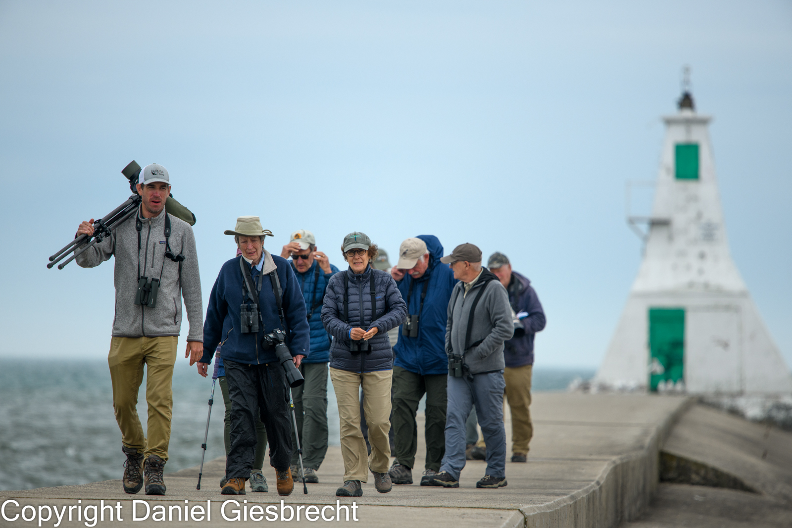 Birding Group at Erieau