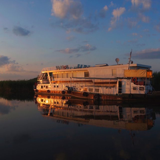 Floating hotel Danube