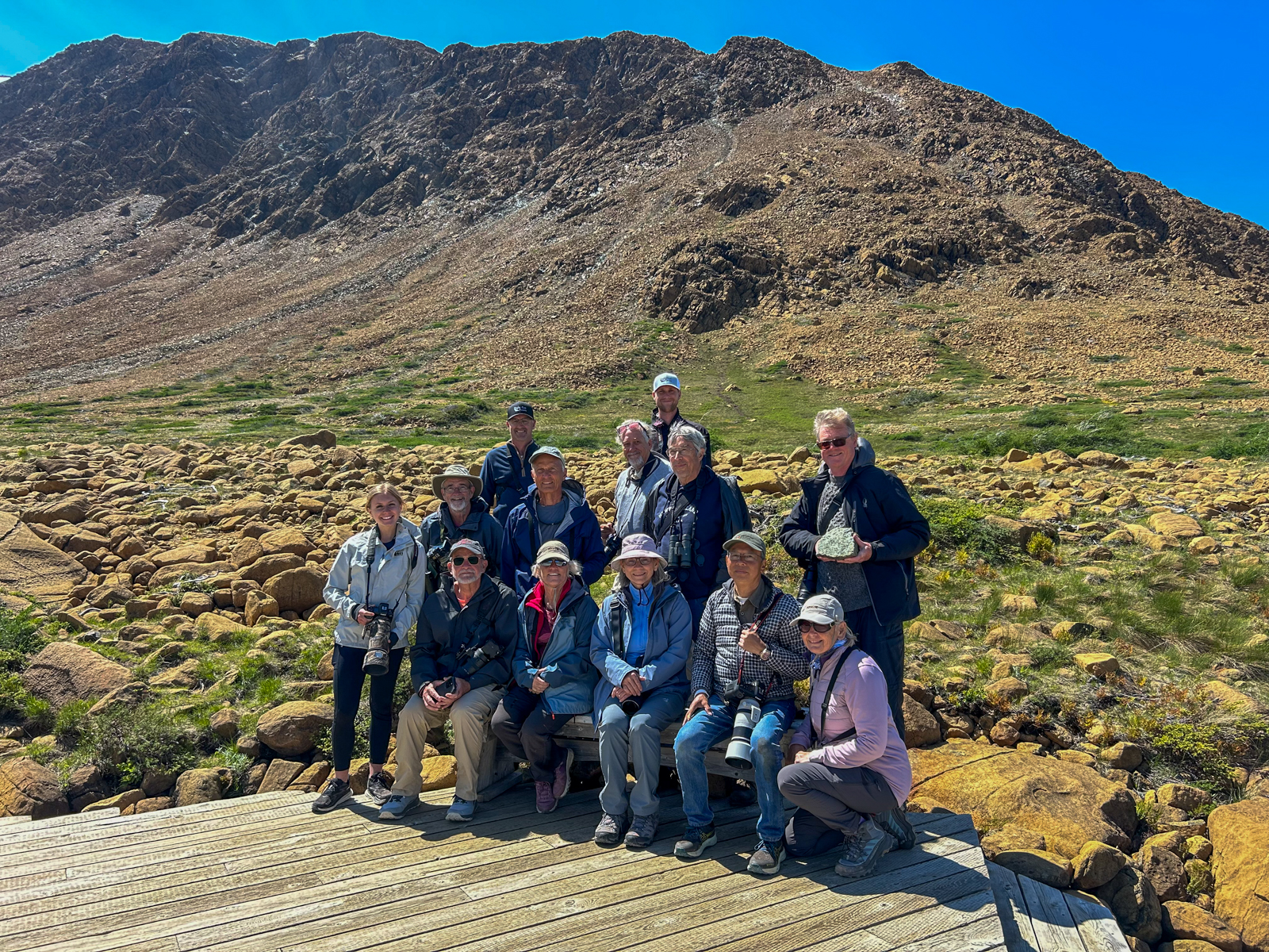 Birding group, Gros Morne