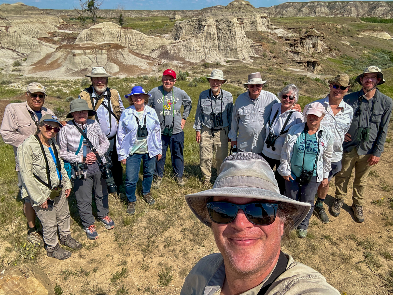 Birding group in Alberta