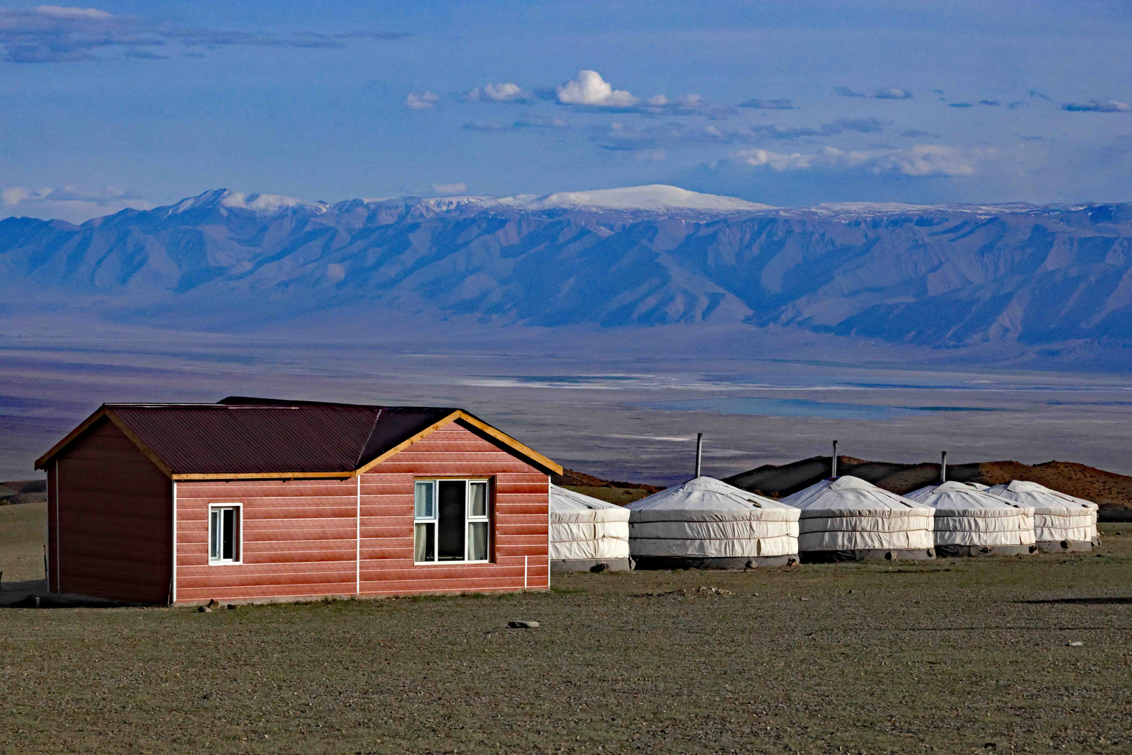Our camp in Mongolia