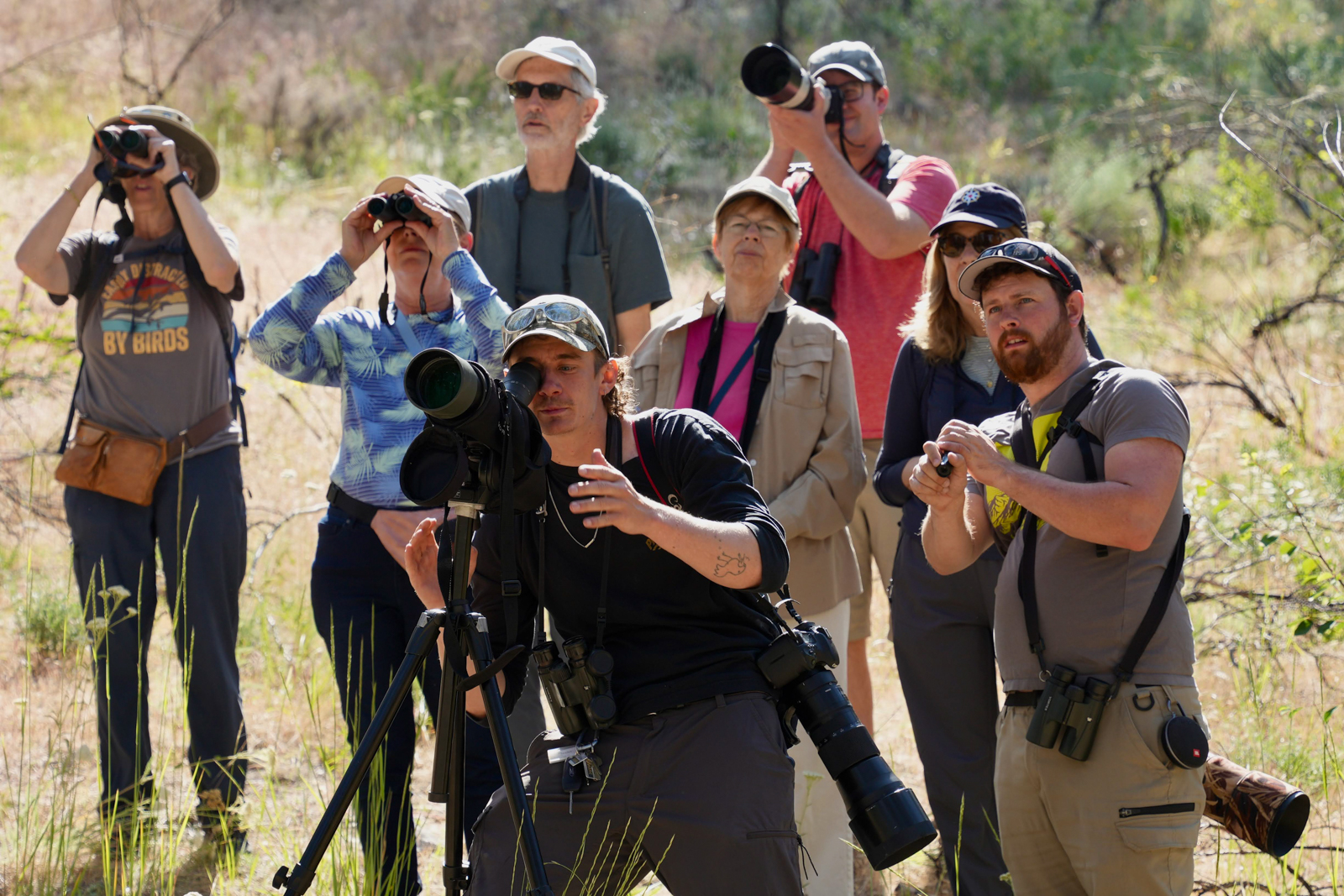British Columbia birding tour group