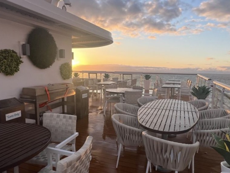 Ocean Victory, BBQ deck