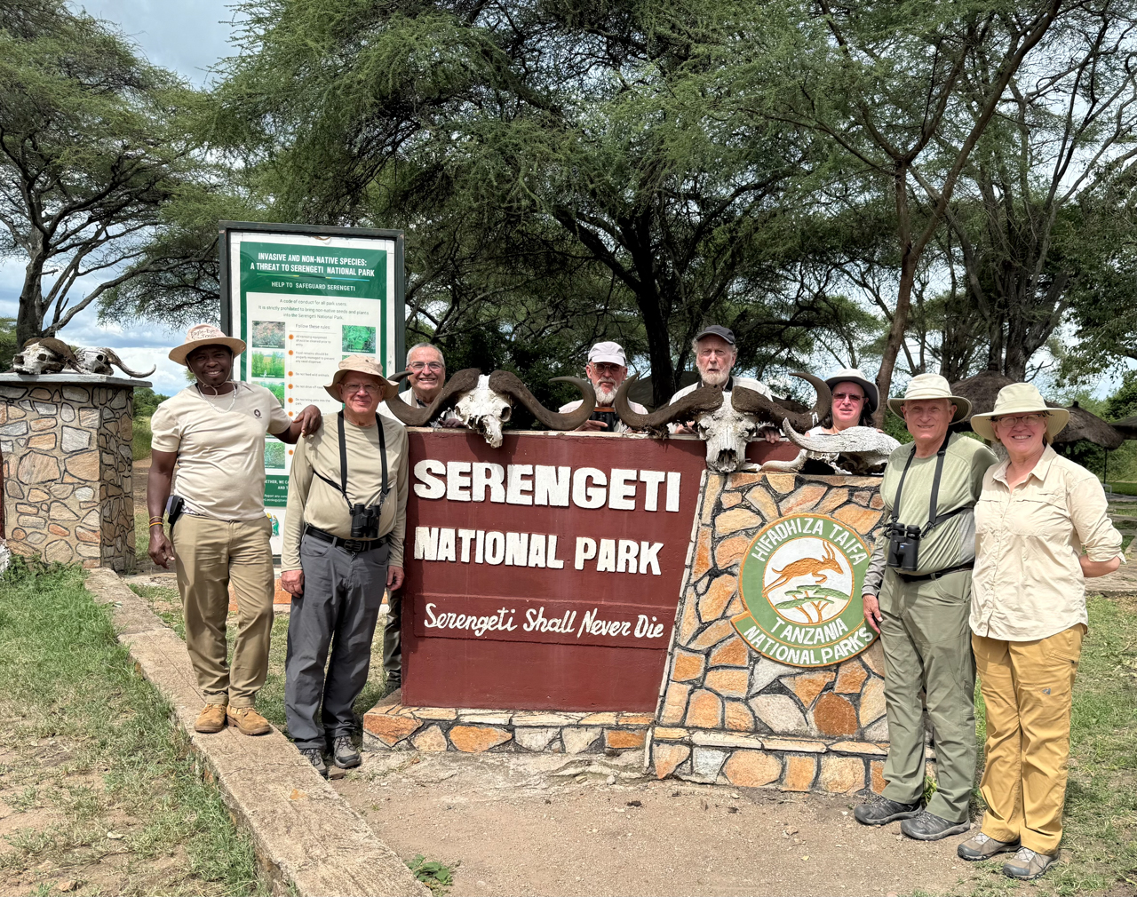 Birding group Serengeti