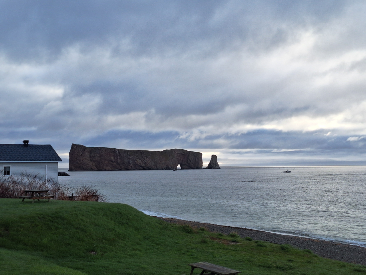 Perce Rock from hotel