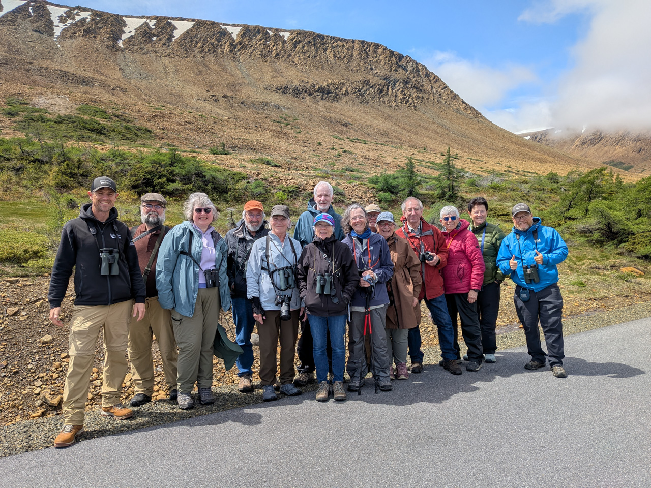 The group on the Tablelands