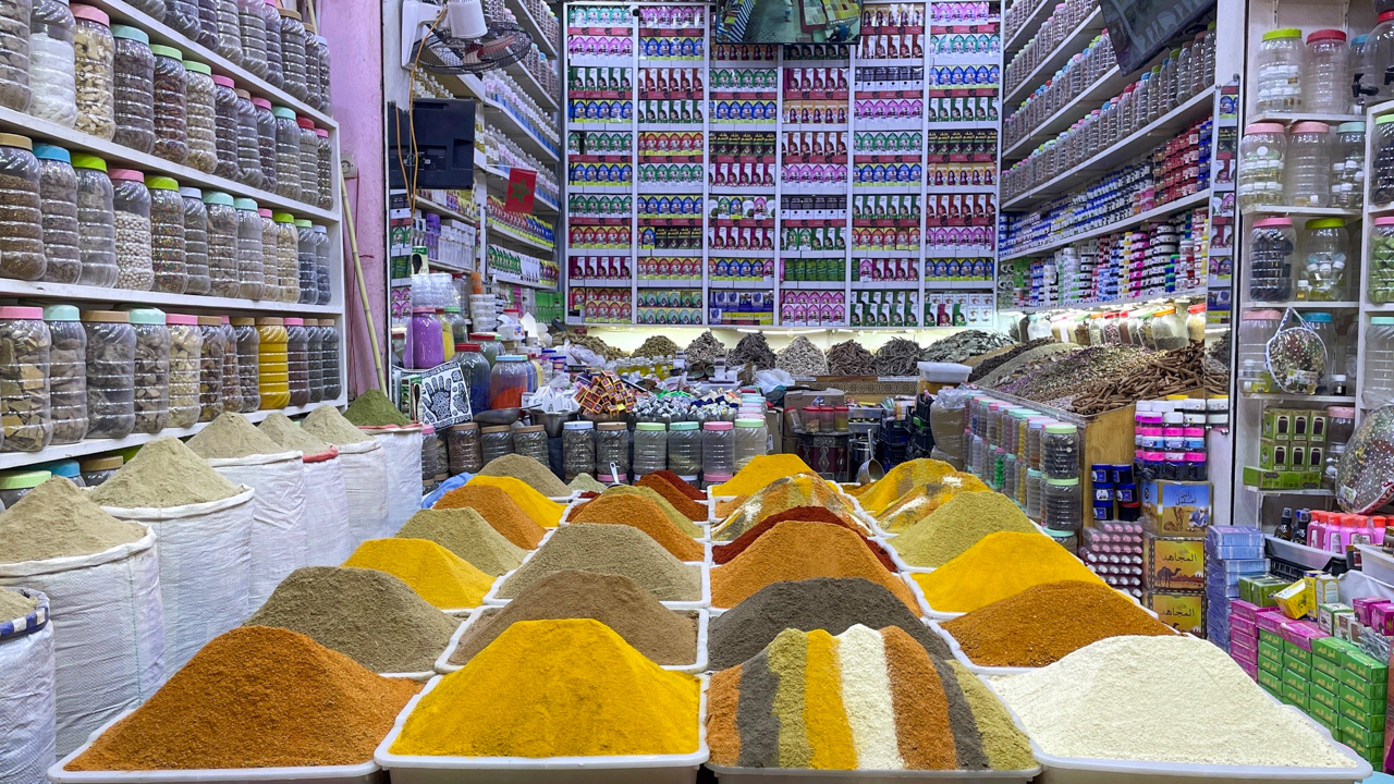 Rissani souk scene