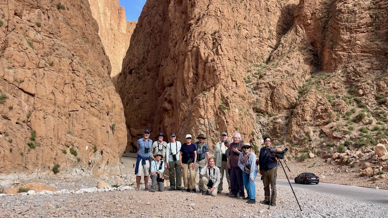 The group at Todra Gorge