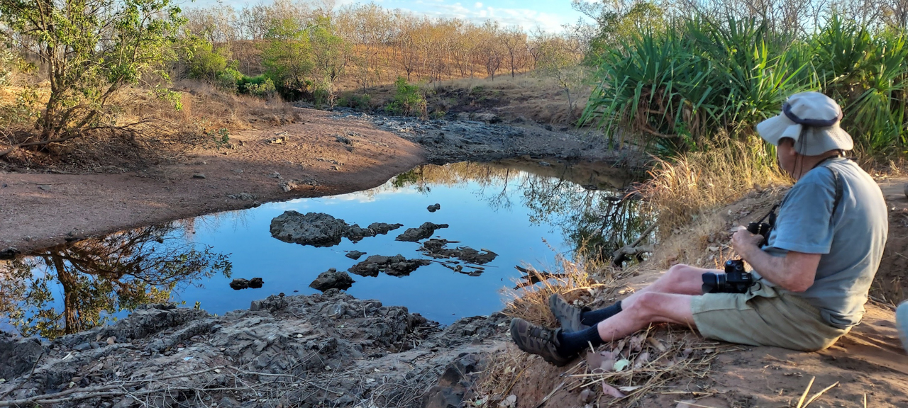 Staking out the waterhole